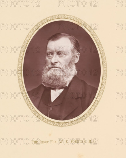 The right hon. WE Forster, MP, page, photomechanical print, c. 1875 - c. 1880, photographer,