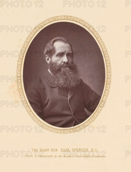 The right hon. Earl Spencer KG, page, photomechanical print, photographer: London Stereoscopic