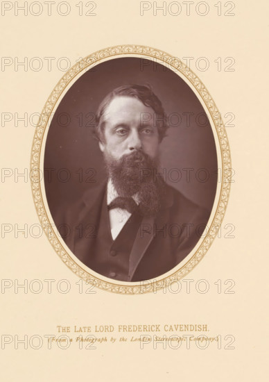 The late lord Frederick Cavendish, page, photomechanical print, photographer: London Stereoscopic