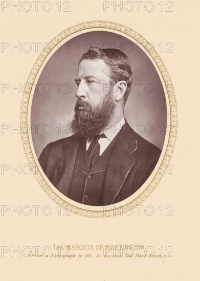Portrait of Spencer Cavendish, The marquis of Hartington, page, photomechanical print,