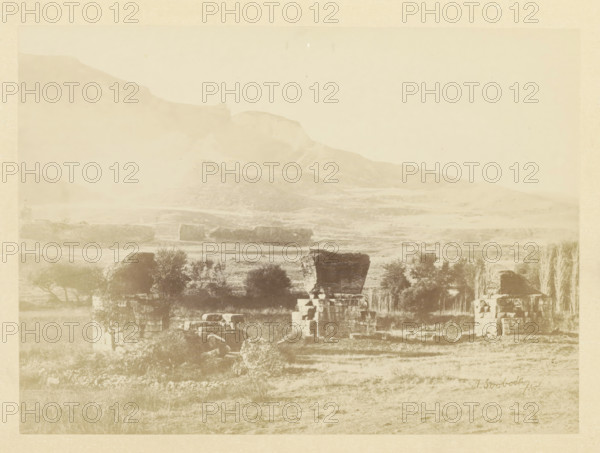 View of the ruins of a church in Sardis, photograph, page, photographer: Alexander Svoboda, Sardis,