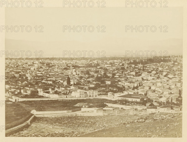 View of Smyrna, photograph, page, photographer: Alexander Svoboda, Smyrna, c. 1859 - in or before