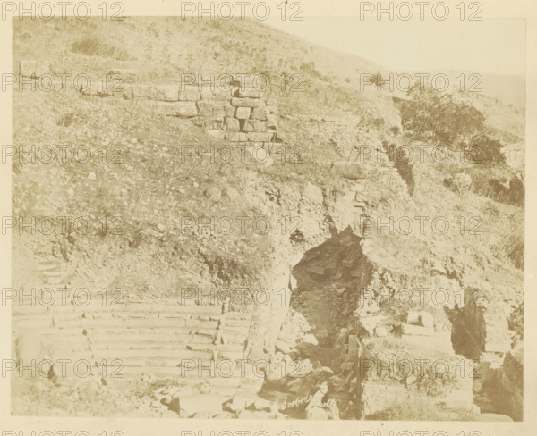 The Odeon of Ephesus, photograph, page, photographer: Alexander Svoboda, Ephesus, c. 1859 - in or