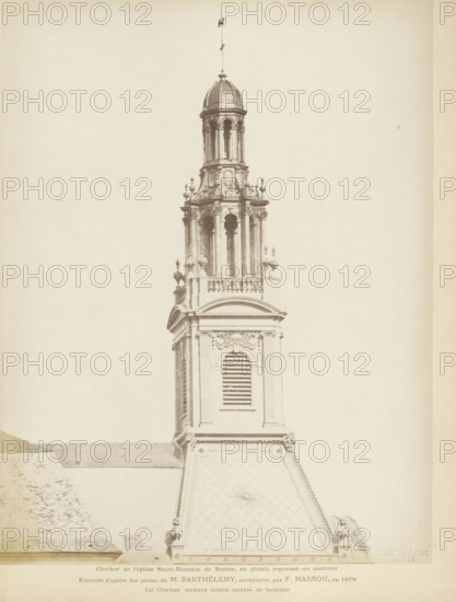 Spere of the Église Saint-Romain in Rouen, Clocher de l'eglise Saint-Romain de Rouen, en plomb