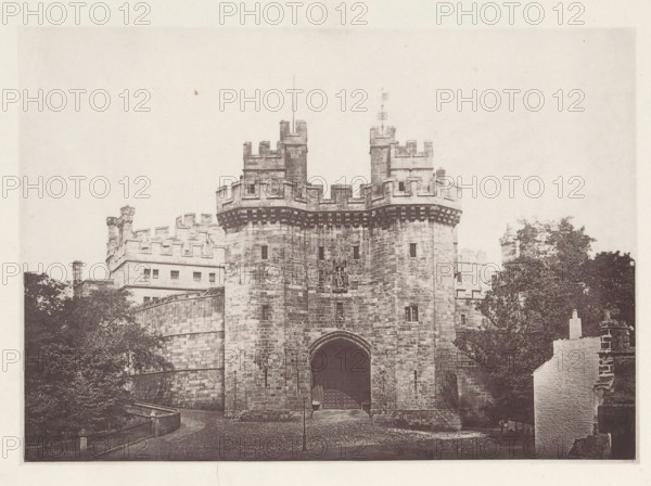 Lancaster Castle. 1876, View of Lancaster Castle, page, photomechanical print, photographer:
