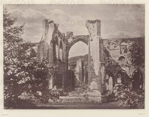 Furness Abbey_the east window, View of the east window of the ruins of Furness Abbey, page,