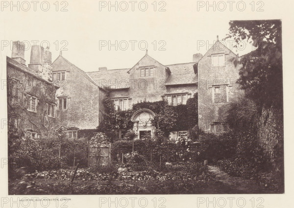 Cark Hall, View of a country house in Cark, page, photomechanical print, photographer: Alex