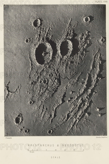Aristarchus & Herodotus, page, photomechanical print, number: 'Plate United Kingdom, publisher: