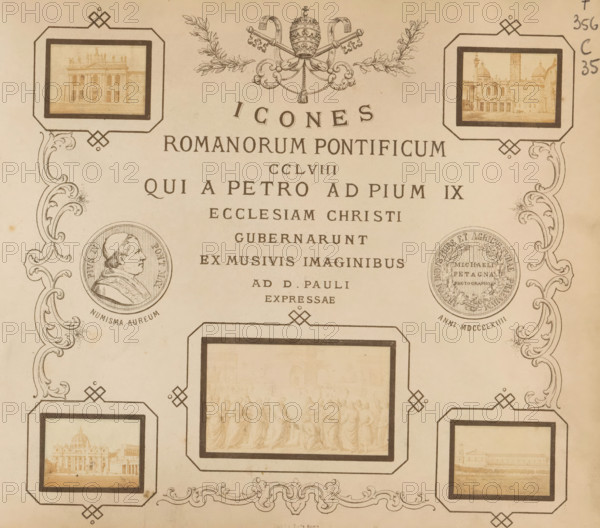 Icones romanorum pontificorum CCLVIII qui a Petro ad Pium IX ecclesiam Christi gubernarunt ex