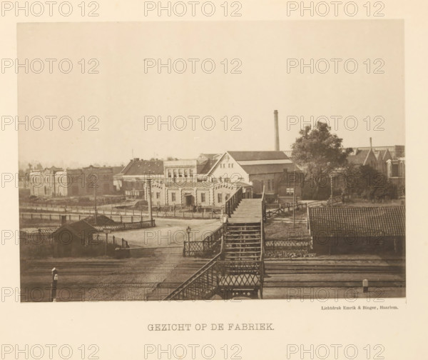 View of the factory, View of the machine factory of Stork & Co. Brothers, page, photomechanical
