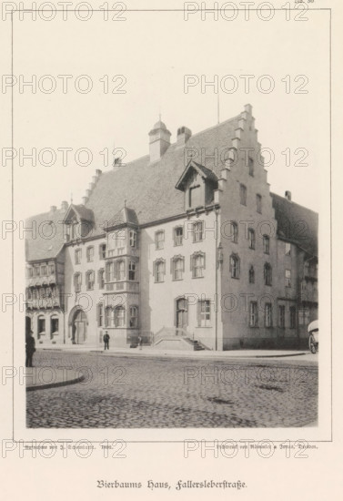 Bierbaum's haus, Fallersleberstraße, Exterior of the Bierbaumsches Haus in Braunschweig,