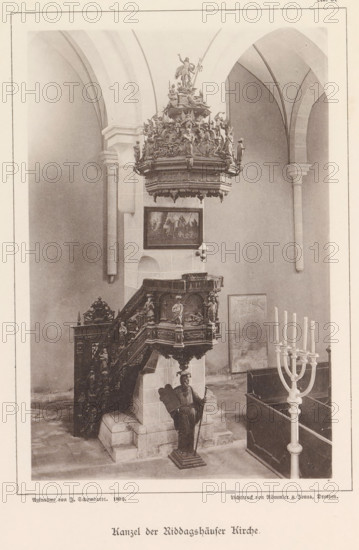 Pulpit of the Riddagshausen Abbey in Braunschweig, Kanzel der Riddagshäuser Kirche, Braunschweig's
