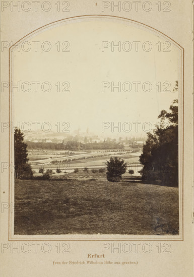 View of Erfurt, Erfurt (von der Friedrich Wilhelm's Höhe aus gesehen), photograph, page, number:
