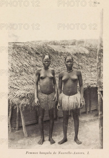 Femmes bangala de Nouvelle-Anvers I, Portrait of two women from the Bangala in New Antwerp, page,