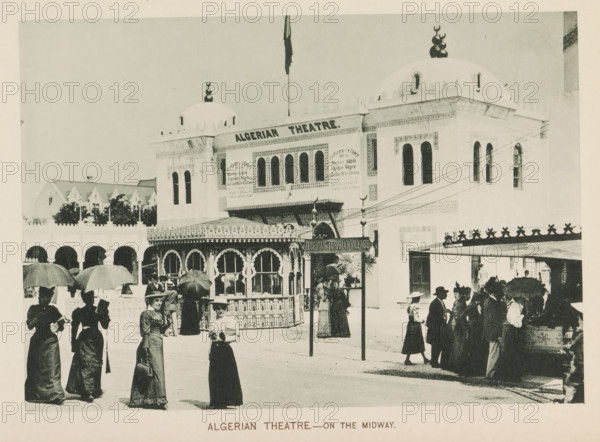 Algerian theatre-on the Midway, View of a theatre at Algeria's participation in the World's