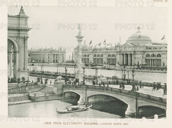 View from Electricity Building.- Looking south east, View of the agricultural building, designed by