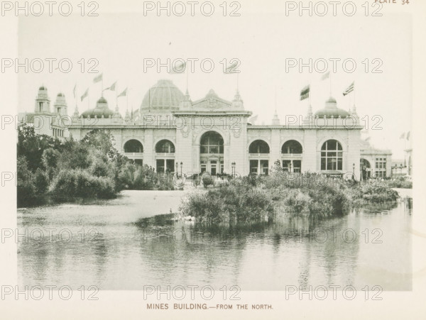 View of the building for mines and mining, designed by Solon Spencer Beman at the World's Columbian