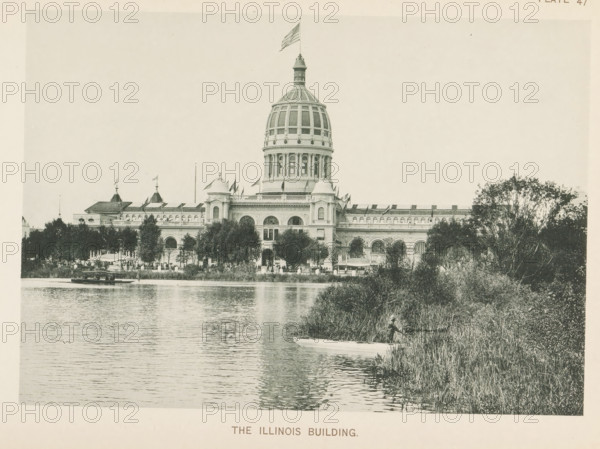 View of the Illinois Building at the World's Columbian Exposition in Chicago in 1893, The Illinois