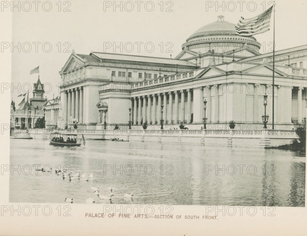 Palace of Fine Arts, View of the Palace of Fine Arts at the World's Columbian Exposition in Chicago