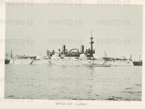 Battleship Illinois at the World's Columbian Exposition in Chicago in 1893, Battle ship 'Illinois',