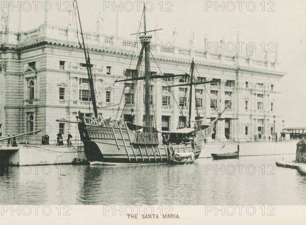 The Santa Maria, Replica of the Santa Maria, a sailing ship of Christopher Columbus, at the World's