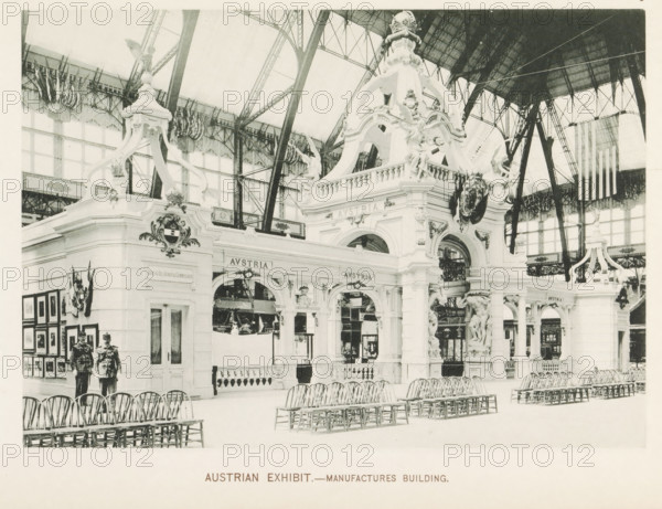 Exhibition of Austria at the World's Columbian Exposition in Chicago in 1893, Austrian exhibit.-