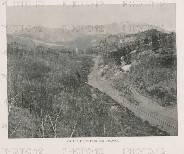 View of a cloud cover from Pikes Peak, Above the clouds, summit of Pike's Peak, page,