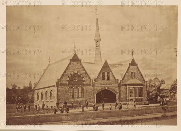 Memorial of William R. Dimmock, master of Adam Academy, photograph, page, Quincy, c. 1873 - in or