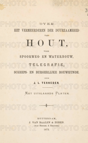 On increasing the durability of wood, for railway and hydraulic engineering, telegraphy,