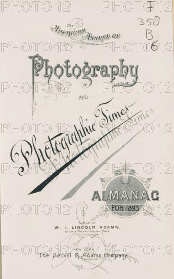 The American annual of photography and photographic times almanac for, book, annotation: '95580,