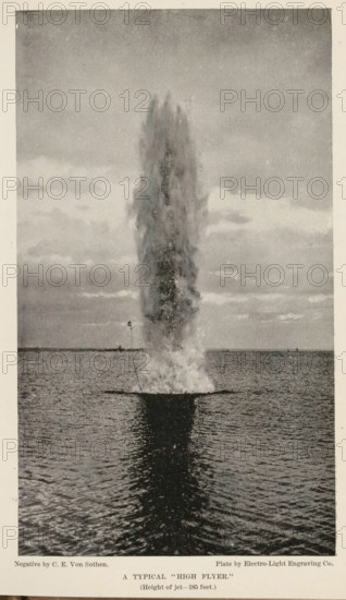 A typical 'high flyer', page, photomechanical print, photographer: CE von Sothen, cliché maker: