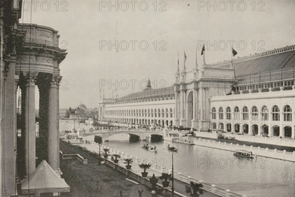 Manufacturer's buildings, world's fair, Chicago, page, photomechanical print, photographer: Charles