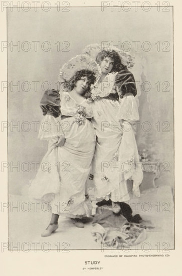 Study, page, photomechanical print, photographer: Hemperley, cliché maker: Hagopian Photo-Engraving