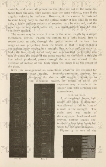 Vibrating tuning fork, page, photomechanical print, c. 1890 - in or before 1895, paper, autotypie,