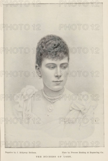 The Duchess of York, reproduction, page, photomechanical print, photographer: Joseph Ridgway