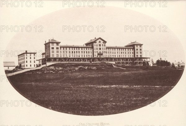View of Old Orchard House in Old Orchard Beach, Maine, Old Orchard House, page, photomechanical