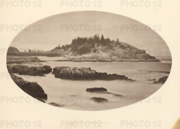 View of Schooner Head on Mount Desert Island, Maine, Schooner Head, Mount Desert, page,
