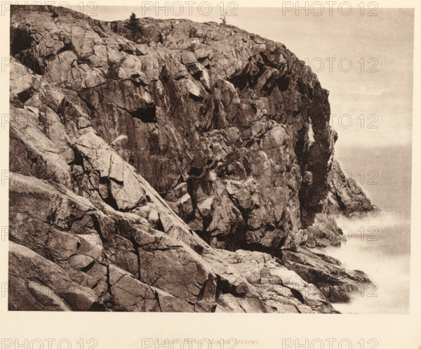 Great Head, Mount Desert, View of Great Head on Mount Desert Island, Maine, page, photomechanical
