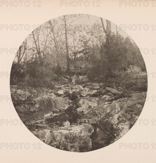 Beek te Massachusetts, page, photomechanical print, photographer: William James Stillman,