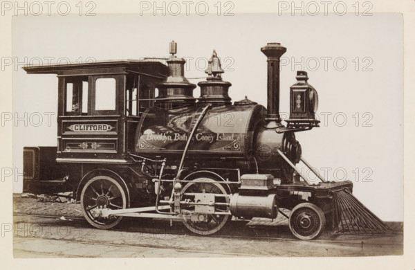 American steam locomotive, photograph, page, number: '53', United States of America, c. 1871 - in