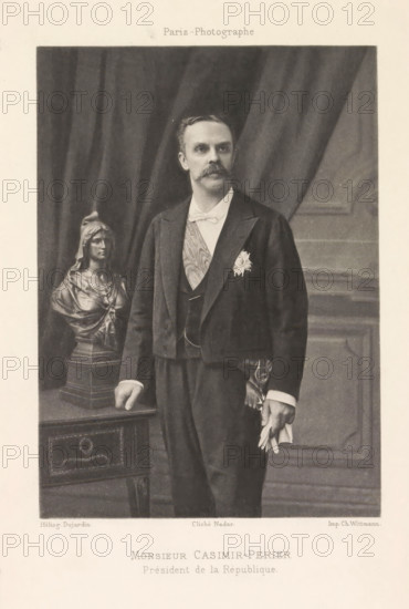 Portrait of Jean Casimir-Perier, Monsieur Casimir-Perier. Prèsident de la République, page,