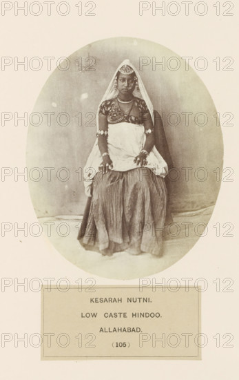 Portrait of Kesarah Nutni, a woman from Prayagraj, Uttar Pradesh, India, photograph, page,
