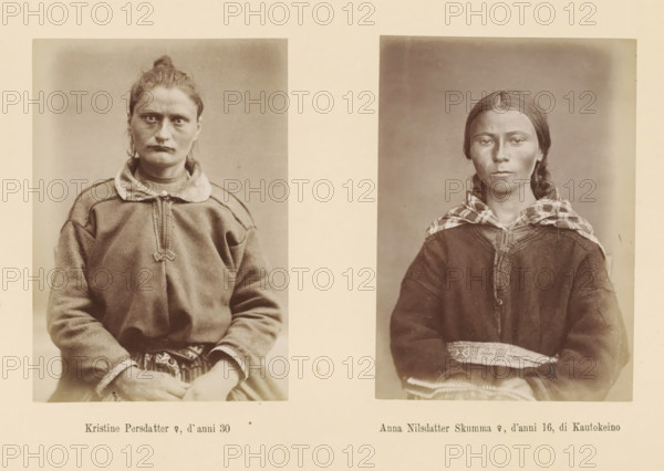 Two portraits of Kristine Persdatter and Anna Nilsdatter Skumma, Kristine Persdatter ?, d' anni 30,