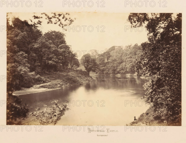 View of Bothwell Castle on the Clyde, Bothwell Castle (exterior), photograph, page, South