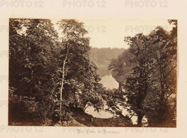 The Clyde at Bothwell, View of the Clyde, photograph, page, South Lanarkshire, c. 1862 - in or