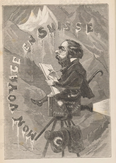 Voyage en Suisse, book, annotation: 'ICB 38', date: 'Apr 1990', photographer: Louis Ghémar, 1868,