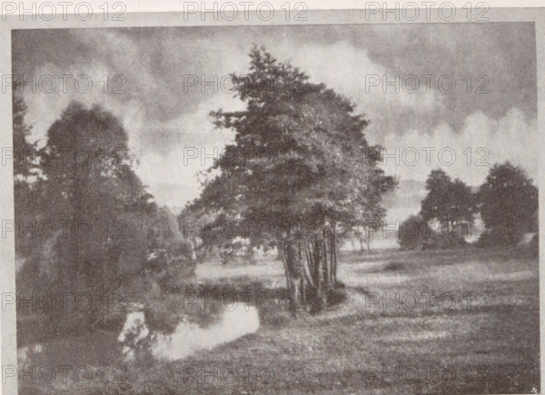 Landscape, Summertag, page, photomechanical print, monogram: 'BX', photographer: Max Albert,