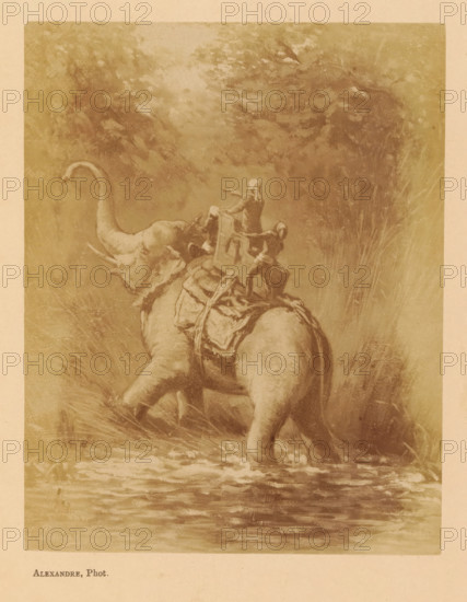 Le Ravin, Photo reproduction of Le Ravin by Jean Baptiste Robie, photograph, reproduction, page,
