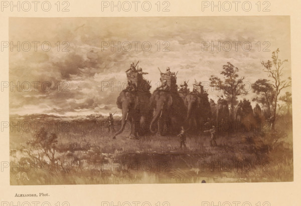 L'Incendie de la Jungle, Photo reproduction of L'Incendie de la Jungle by Jean Baptiste Robie,