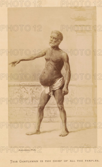 This Gentleman is the Chief of All the Temples, Photo reproduction of This Gentelman is the Chief